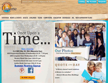 Tablet Screenshot of daphnelibrary.org